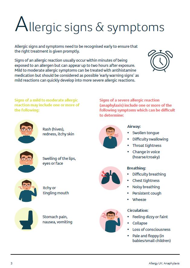 Another reminder to - Allergy & Anaphylaxis Australia