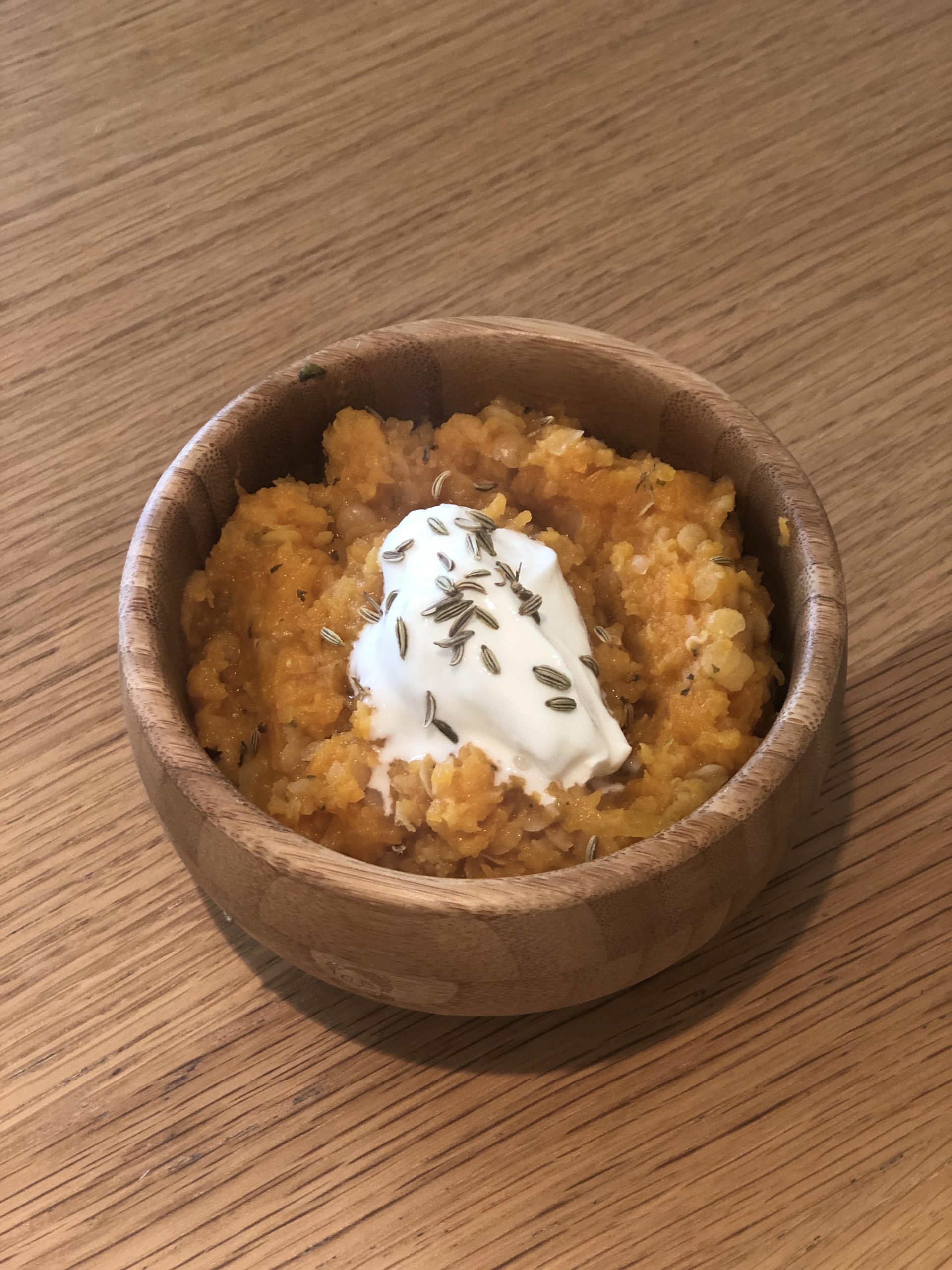 Creamy Lentil and Butternut Squash Mash