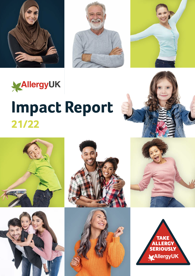 Allergy UK Impact Report 2021/22 Allergy UK National Charity