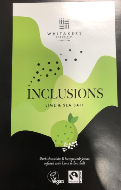 Lime and Sea Salt Dark Chocolate | Allergy UK | National Charity