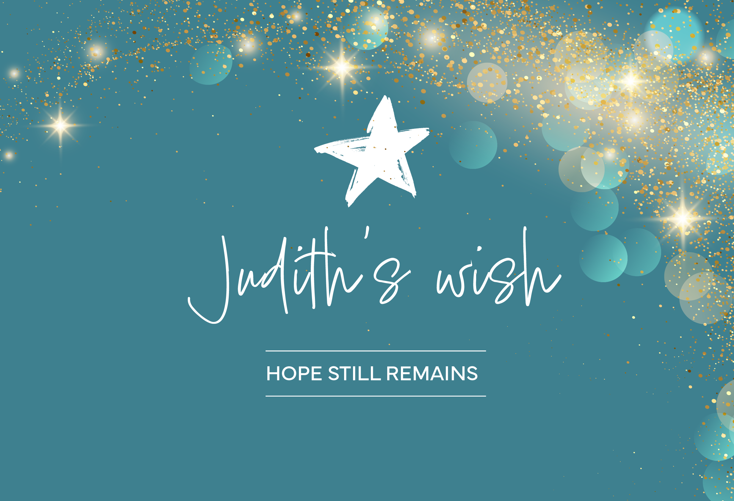Support Judith's Wish this Easter