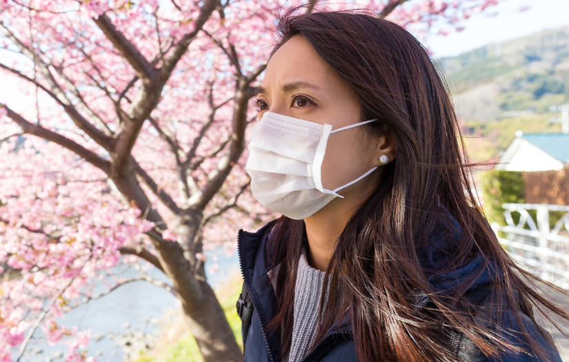 How face masks can limit exposure to pollen