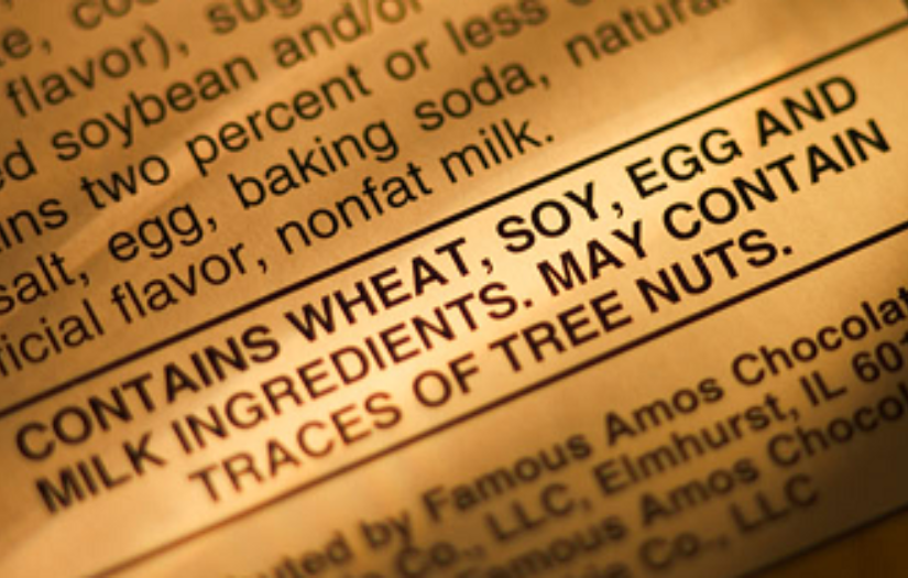 Food allergen labeling